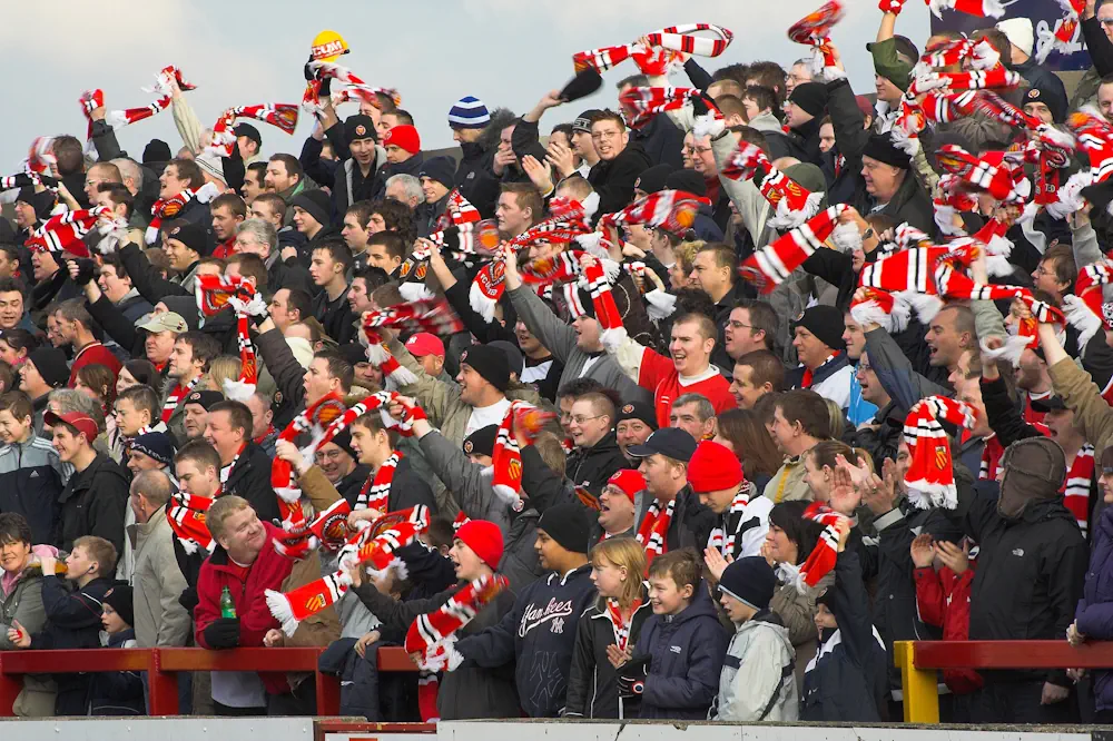 FC United of Manchester supporters